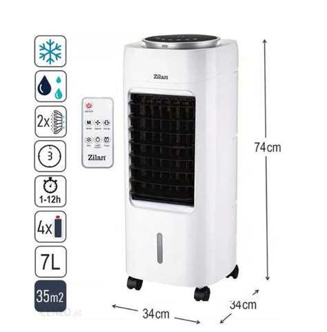 Zilan Zln1314 Air Cooler 65w Electric Fans Cooling Home