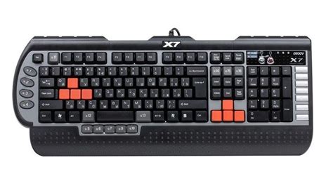 Мембранная клавиатура A4Tech Клавиатура A4Tech X7 G800V, Black, USB ...