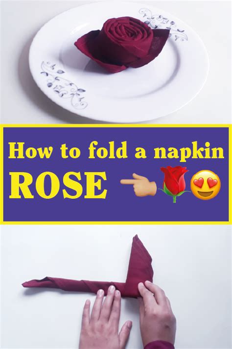 Napkin Folding Flower Paper Napkin Folding Napkin Rose Fabric Napkin