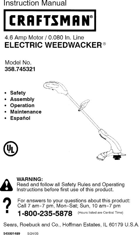 Craftsman User Manual Trimmer Manuals And Guides L