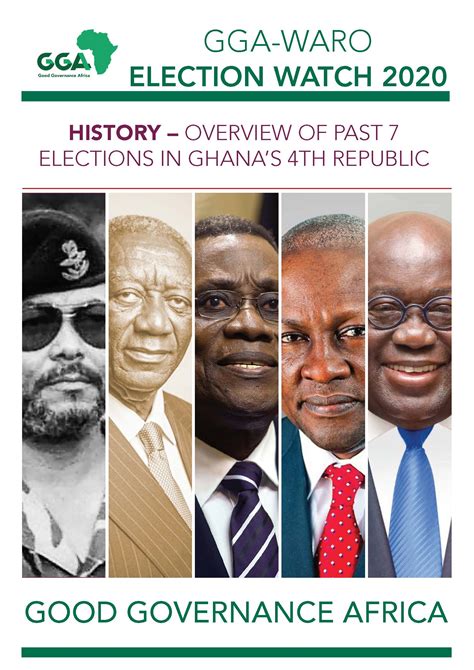 Overview Of Past 7 Elections In Ghana S 4th Republic Good Governance