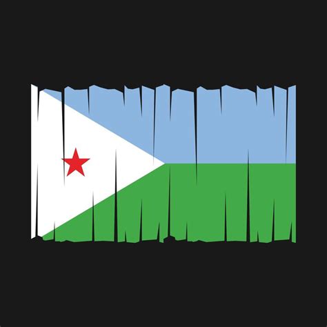 Djibouti Flag Vector 21904827 Vector Art at Vecteezy