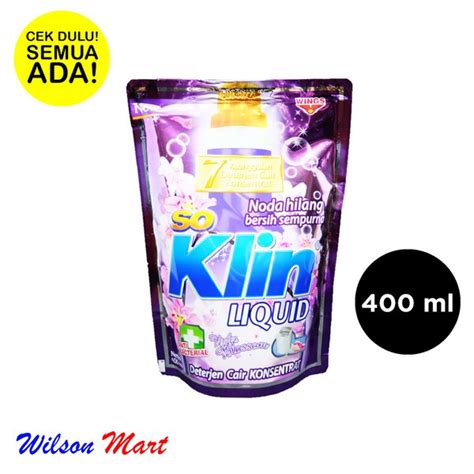 Jual So Klin Liquid Ml Refill Violet Blossom Ungu Deterjen