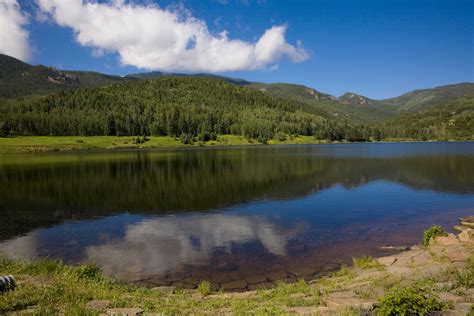 Lake San Isabel Is Tucked Into The San Isabel National Forest