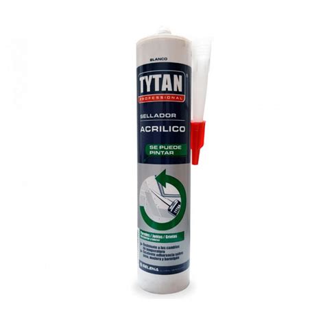 SILICONA PINTABLE SELLANTE ACRÍLICO BLANCO TYTAN Construamericas