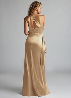 Azazie Maive Champagne Bridesmaid Dresses Azazie