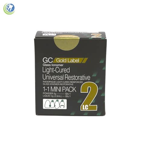 Gc Fuji Gold Label 2 Lc Light Cured Glass Ionomer Cement A2 Ebay