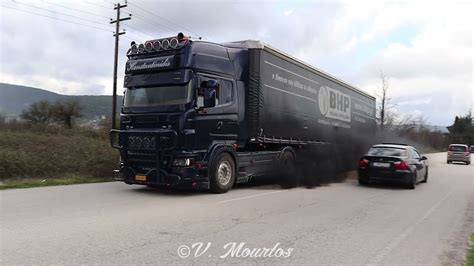 Scania R Konstantinidis V Loud Pipe Sound Smoke Youtube