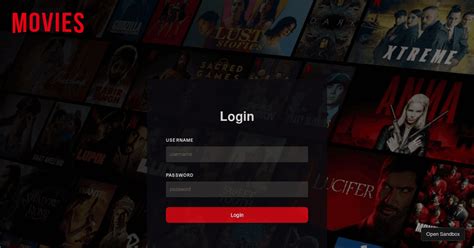 Movies App Codesandbox