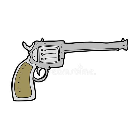 Cartoon gun stock vector. Illustration of shooter, simple - 37016101