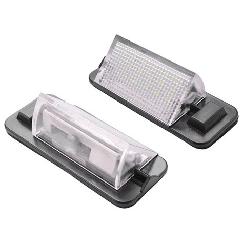 2Pcs 18Led Car High White License Plate Light For E36 318I 328I M3