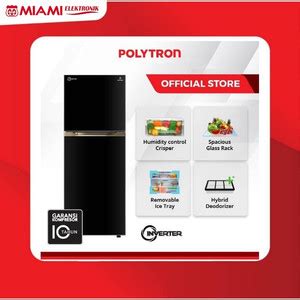 Jual Lemari Es Polytron Liter Prw Vx Kulkas Pintu Inverter