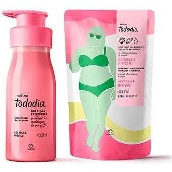 Creme Sorbet Natura Tododia Acerola E Hibisco Hidratante Para O Corpo