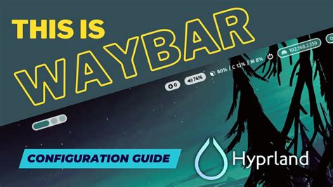 Setup Waybar The Status Bar For Hyprland With Standard And Custom