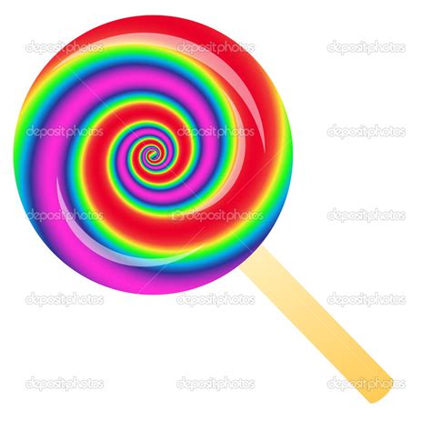 Rainbow Lollipop — Stock Photo © Ellensmile 41829271