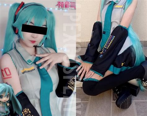 Hatsune Miku Crochet Wig Hatanime Crochet Wig Hatcosplay Etsy