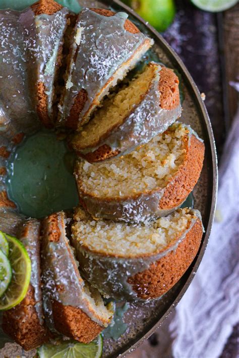 Bundt Cake Vegan Citron Vert Noix De Coco Vegan Lime Coconut Bundt