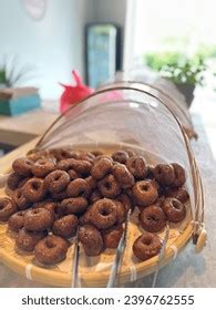 Traditional Malay Kuih Called Keria Gula Stock Photo