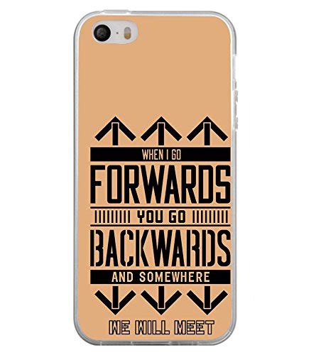 Fuson Forwards Backwards Designer Back Case Cover For Apple Iphone S