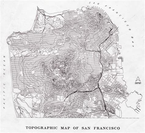 Topographic Map Of San Francisco Antique Maps Vintage Maps Topography Map San Francisco Map