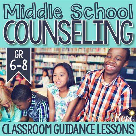 Middle School Counseling Classroom Guidance Lessons Bundle Counselor Keri