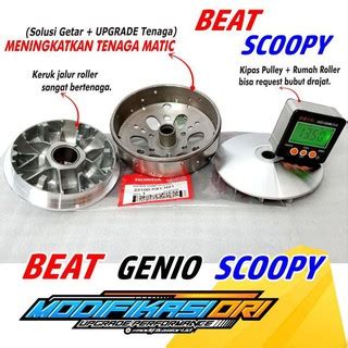 Jual Paket Upgrade Cvt Beat Fi Paket Kirian Scoopy Esp Pulley