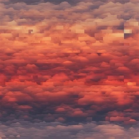 Premium Ai Image Sunset Sky Texture