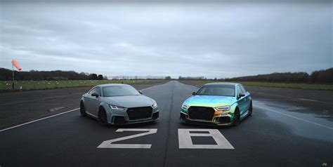 Vid O Drag Race Ps Audi Rs Vs Ps Audi Tt Rs