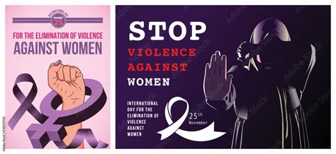 International Day For The Elimination Of Violence Against Women 25 November Illustration Stock