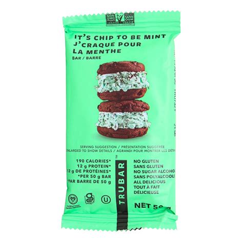 Trubar Protein Bar It’s Mint To Be Chip At Naturamarket