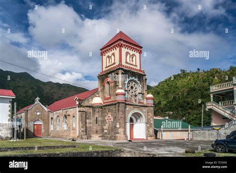 Römisch Katholische Pfarrkirche St Mark Soufriere Dominica Karibik