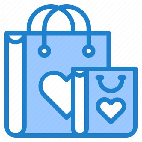 Shopping Bag Heart Love Valentine Icon Download On Iconfinder