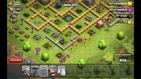 Coc Attaque Ballon Gobelin Youtube