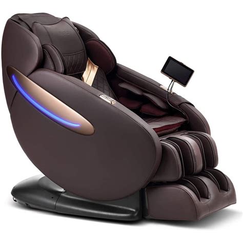 Inbox Zero Faux Leather Heated Massage Chair With Ottoman Wayfair