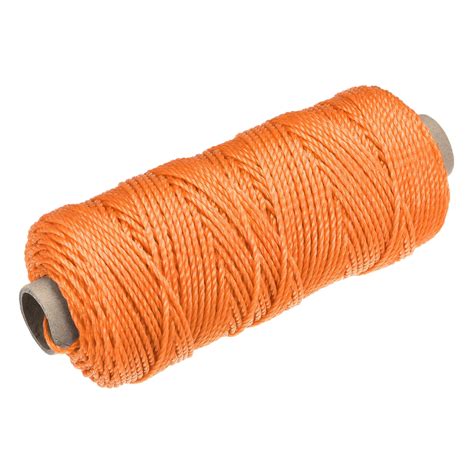 Uxcell Twisted Nylon Mason Line Orange M Yard Mm Dia For Diy