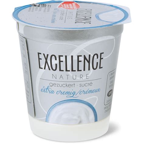 Buy Excellence Yogurt With Cream Nature Sweetened Migros