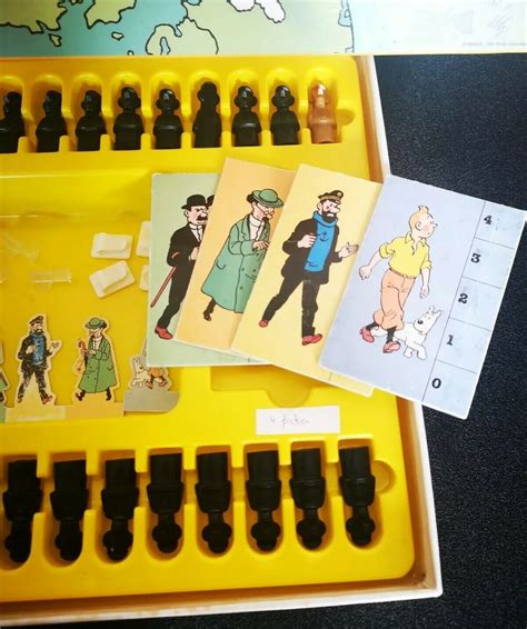 Vintage Jeu De Soci T Tintin Et Le Pi Ge Du Totem Dhor Jeux