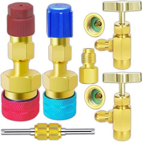 R1234yf Quick Couplers Kit R1234yf Adapters Set High Low Pressure Side