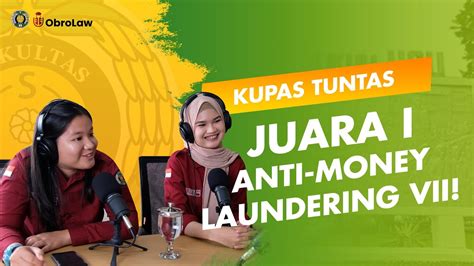 Obrolaw Kupas Tuntas Juara I Anti Money Laundering Vii Komunitas