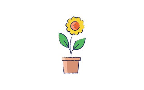 Flower Pot hand drawn illustration 29775285 Vector Art at Vecteezy