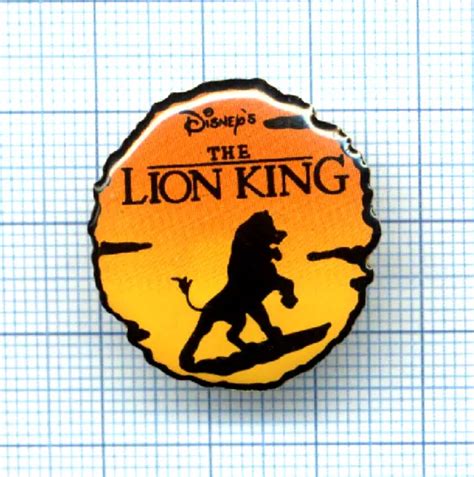 Pin S Disney Le Roi Lion Soleil Rond The Silhouette Of The Lion King