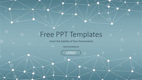 Dot Line Polygons Powerpoint Templatesbest Powerpoint Templates And