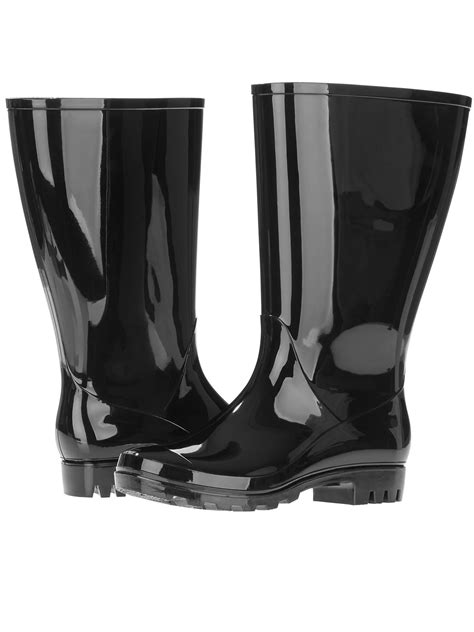 Time And Tru Womens Wide Calf Rain Boots