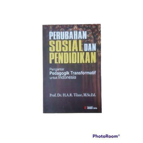 Jual Original Buku Perubahan Sosial Dan Pendidikan Shopee Indonesia