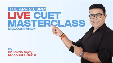 CUET Accountancy LIVE Masterclass YouTube