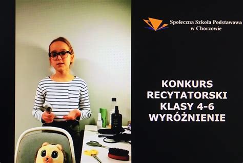 Xxiii Szkolny Konkurs Recytatorski Spo Eczna Szko A Podstawowa W