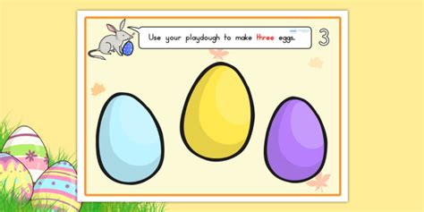 Free Easter Playdough Mats 1 5 Teacher Made