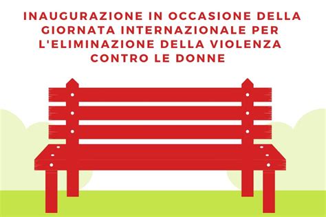 Barzago Inaugura Una Panchina Rossa Simbolo Contro La Violenza Sulle Donne