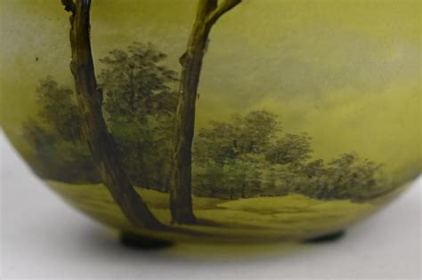 Daum Summer Landscape Vase Solo Antiques