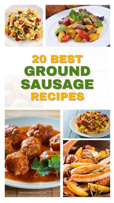 20 Easy Ground Sausage Recipes